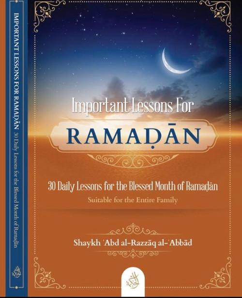 important lessons ramadan